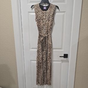 Banana Republic Tan Brown Sleeveless Sheath Maxi Dress